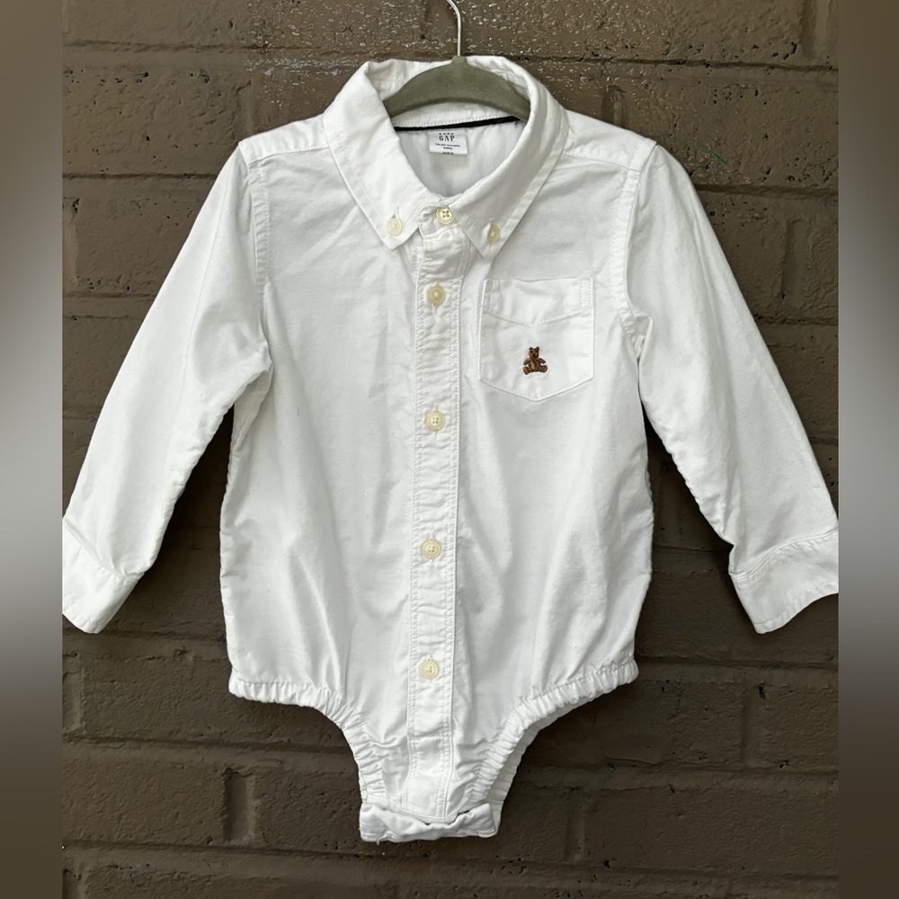 Gap Baby Gap White Button down shirt